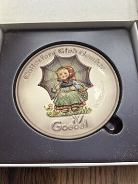 6" Vintage Hummel Goebel Collectors Club Plate W/ Box 1978